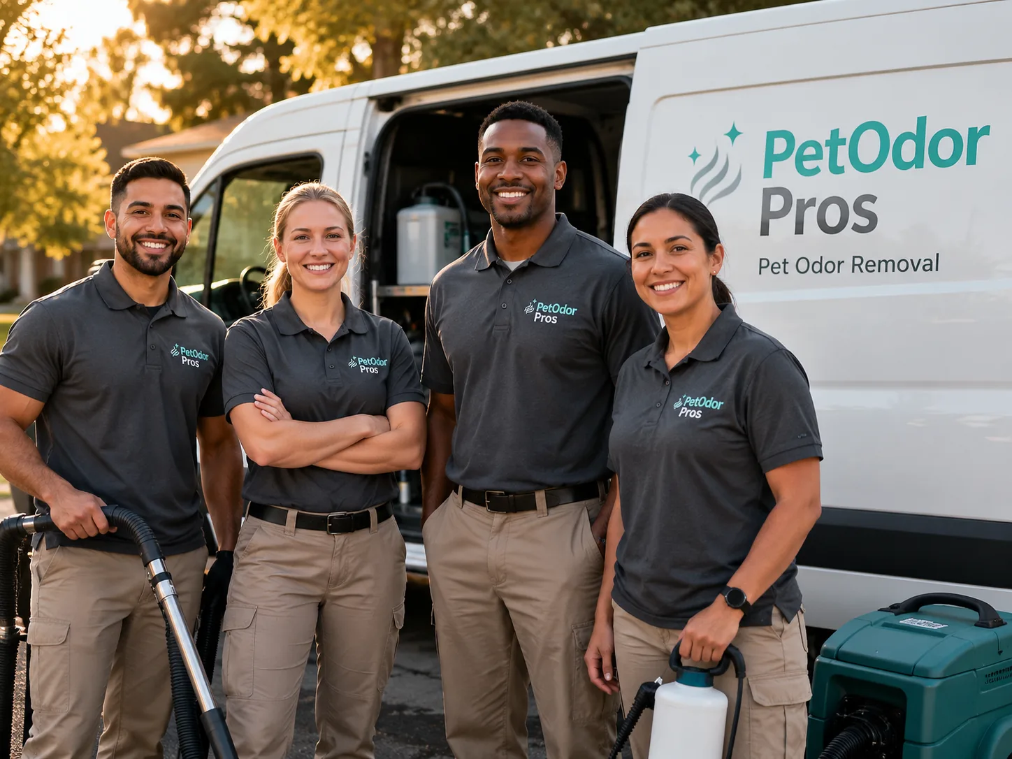 Pet Odor Removal team serving Roans Prairie, TX